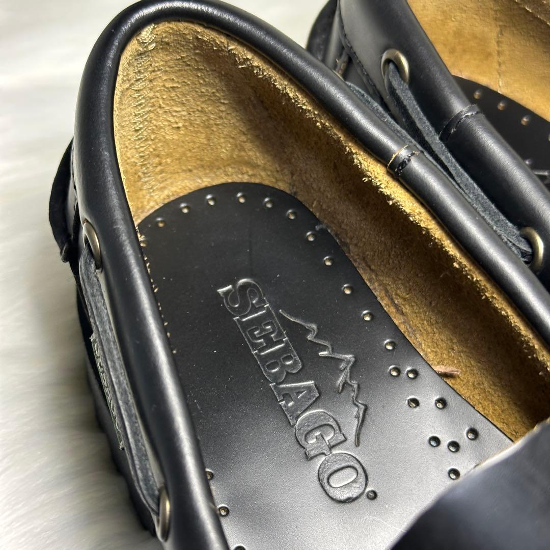 極美品✨SEBAGO セバゴ デッキシューズ 924 ブラック 6サイズ レザー