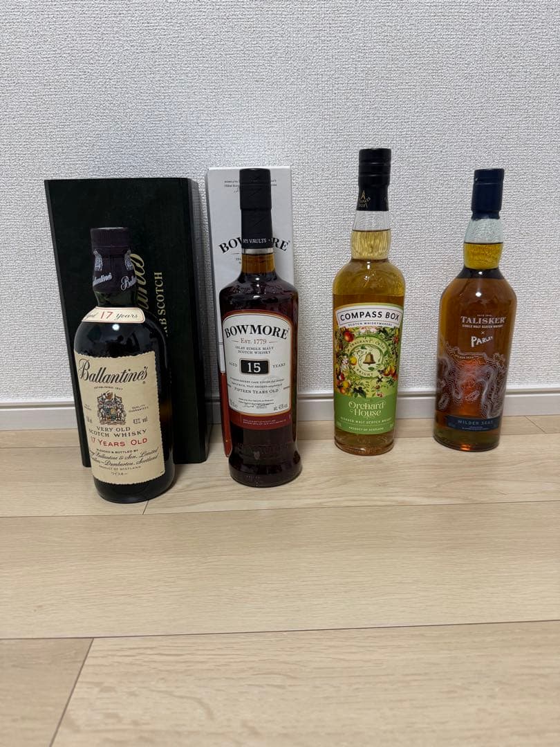 ウイスキーセット　ボウモア　Compass Box タリスカー　バランタイン