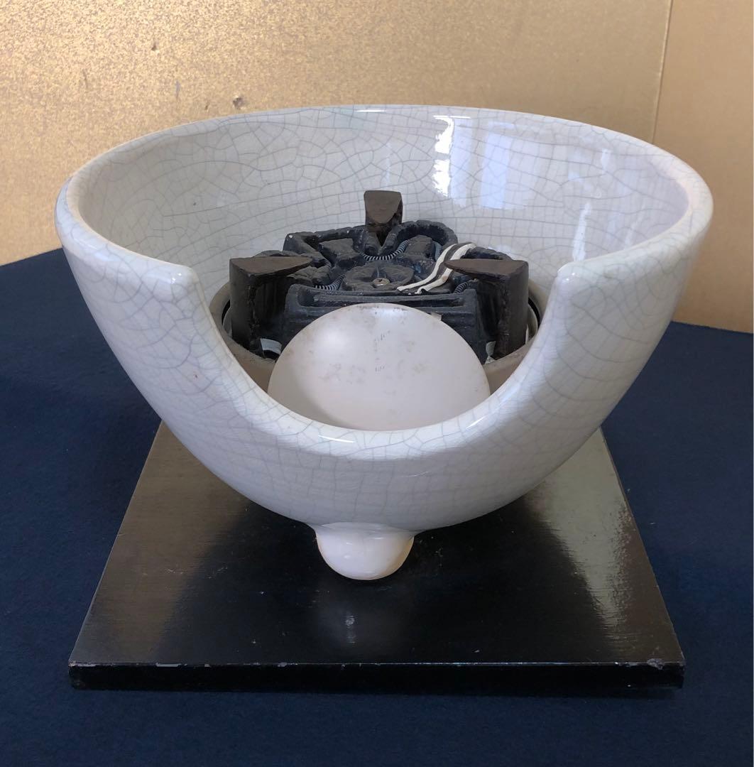 《R》茶道具 野々田式 風炉型電熱器 さつま 敷板一体型 元箱 ① 1f