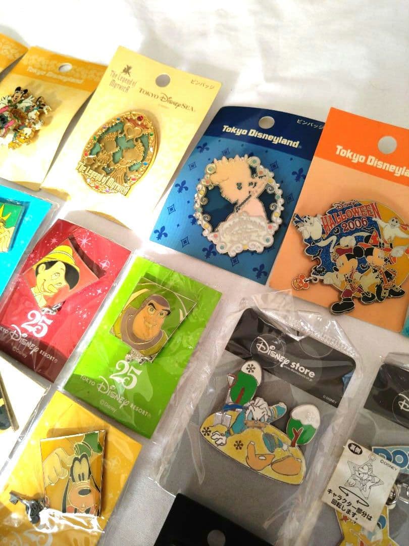ディズニーピンバッジ 98個 未使用保管品