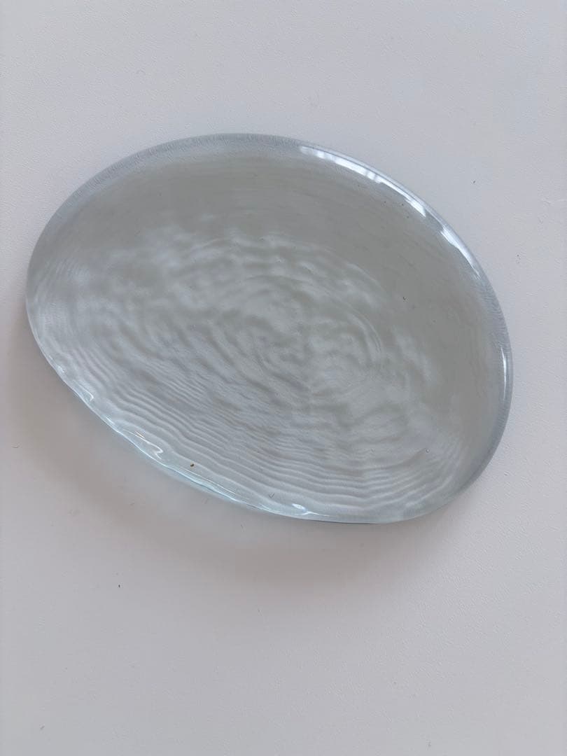 wa/terのオーバルガラスプレート