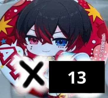 AMPTAK　あっとくん　レインボーロード77%　缶バッチ