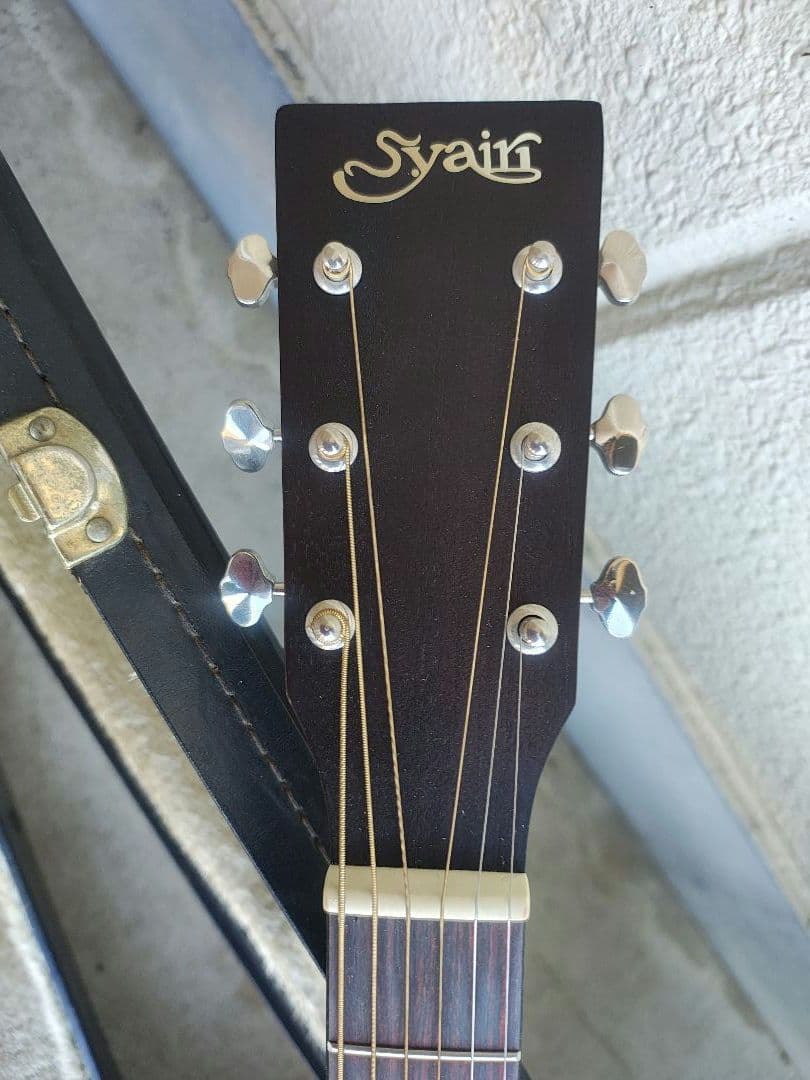 超美品 S.Yairi YF-04 BK マットブラック 弦高2.2mm HC付