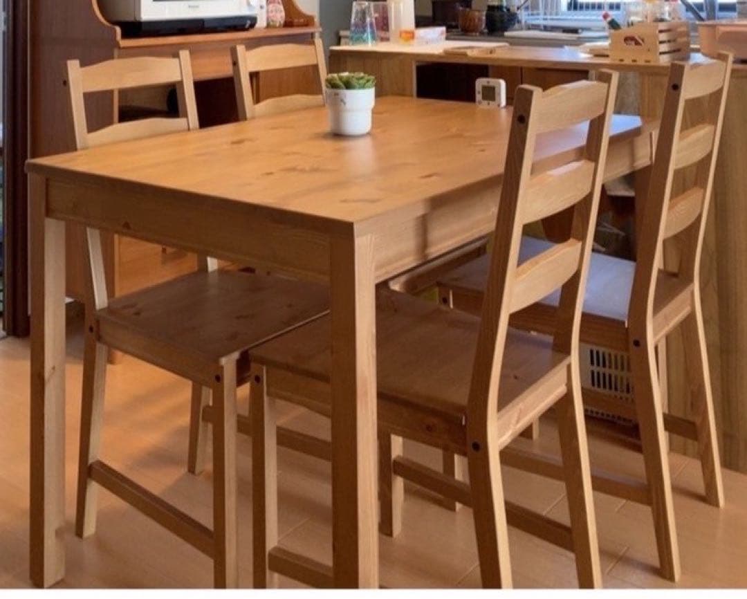 IKEA ヨックモック　椅子4脚付き