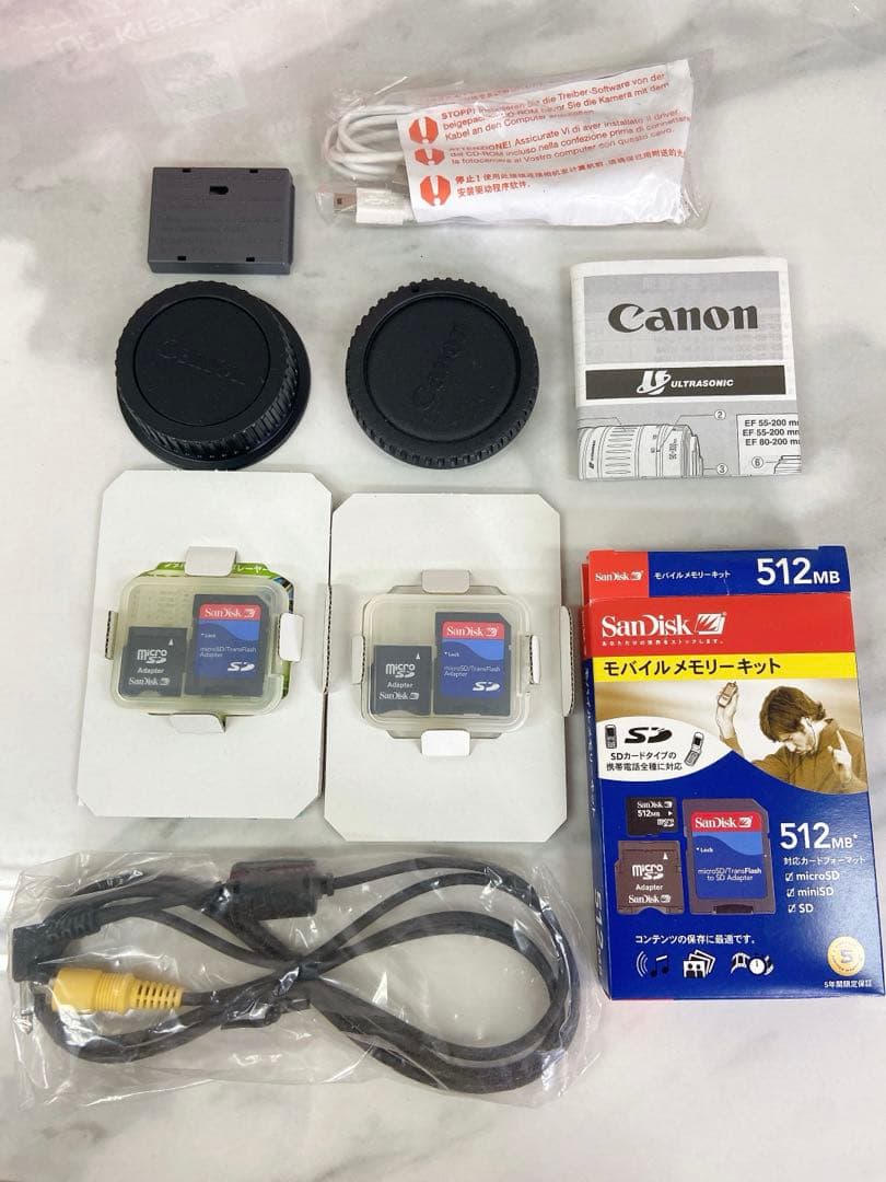 ＋【通電OK】Canon EOS Kiss Digital X 一眼レフカメラ