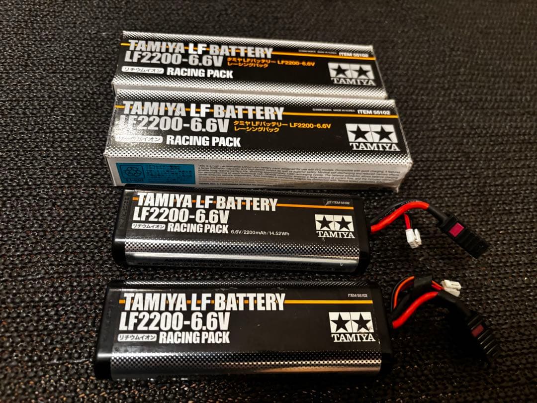 TAMIYA LF2200-6.6V リフェバッテリー2本