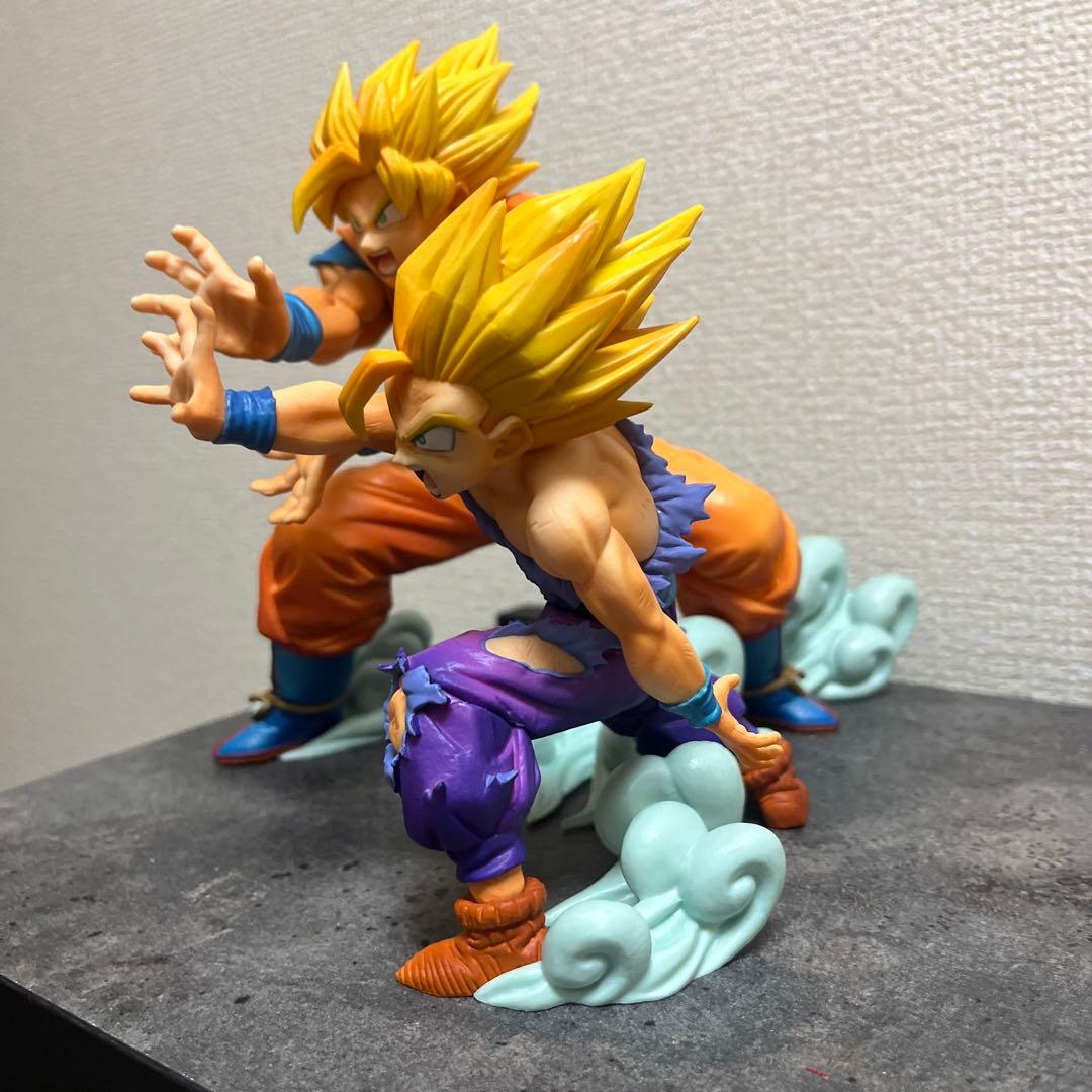 一番くじ ドラゴンボール Ａ賞 親子カメハメ波 悟空&悟飯フィギュア　開封品