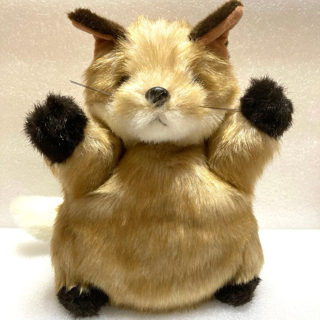 【昭和レトロ】AVANCE アバンセ 狐 キツネ ぬいぐるみ パペット 日本製