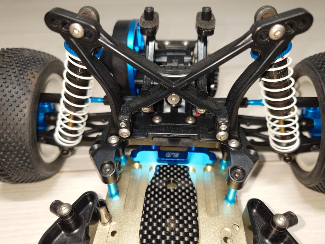 ☆未走行·タミヤ・ザハーク・TRF201 XR アルミロワデッキセット☆