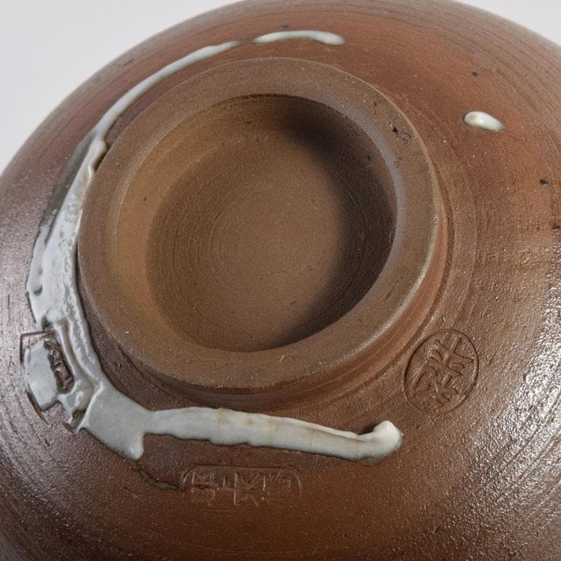 茶道具　利平造　郡上八幡　菓子鉢　茶碗　2点　共箱　N　8281