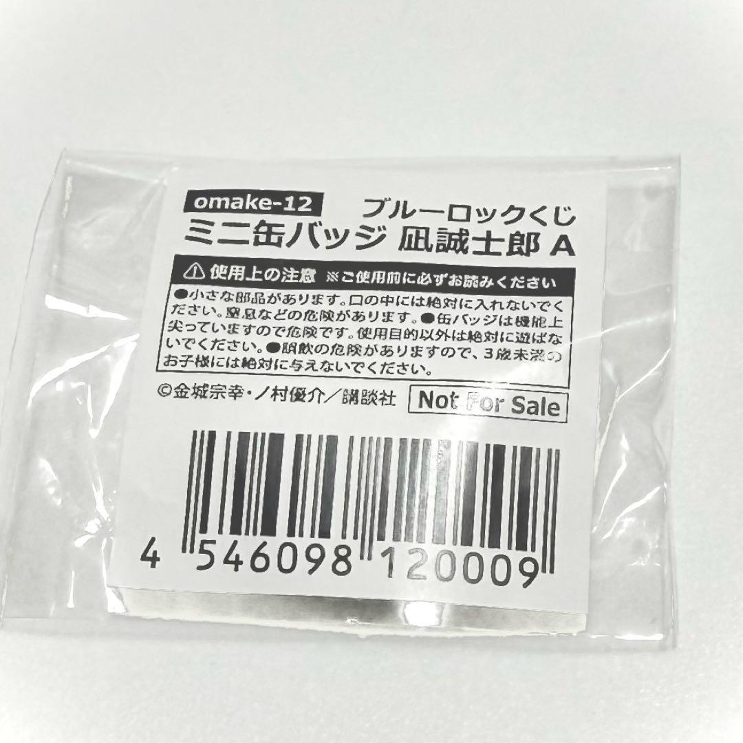 ブルーロック 凪誠士郎 くじ引き堂 おまけミニ缶バッジ
