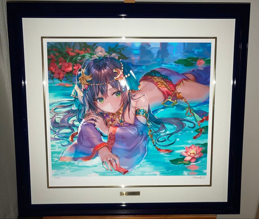 アールビバン 版画 ももこ先生 蓮の踊り子