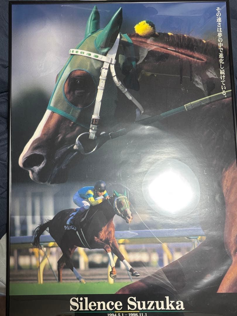 競馬 サイレンススズカ 夢の中で進化し続けている A1ポスター