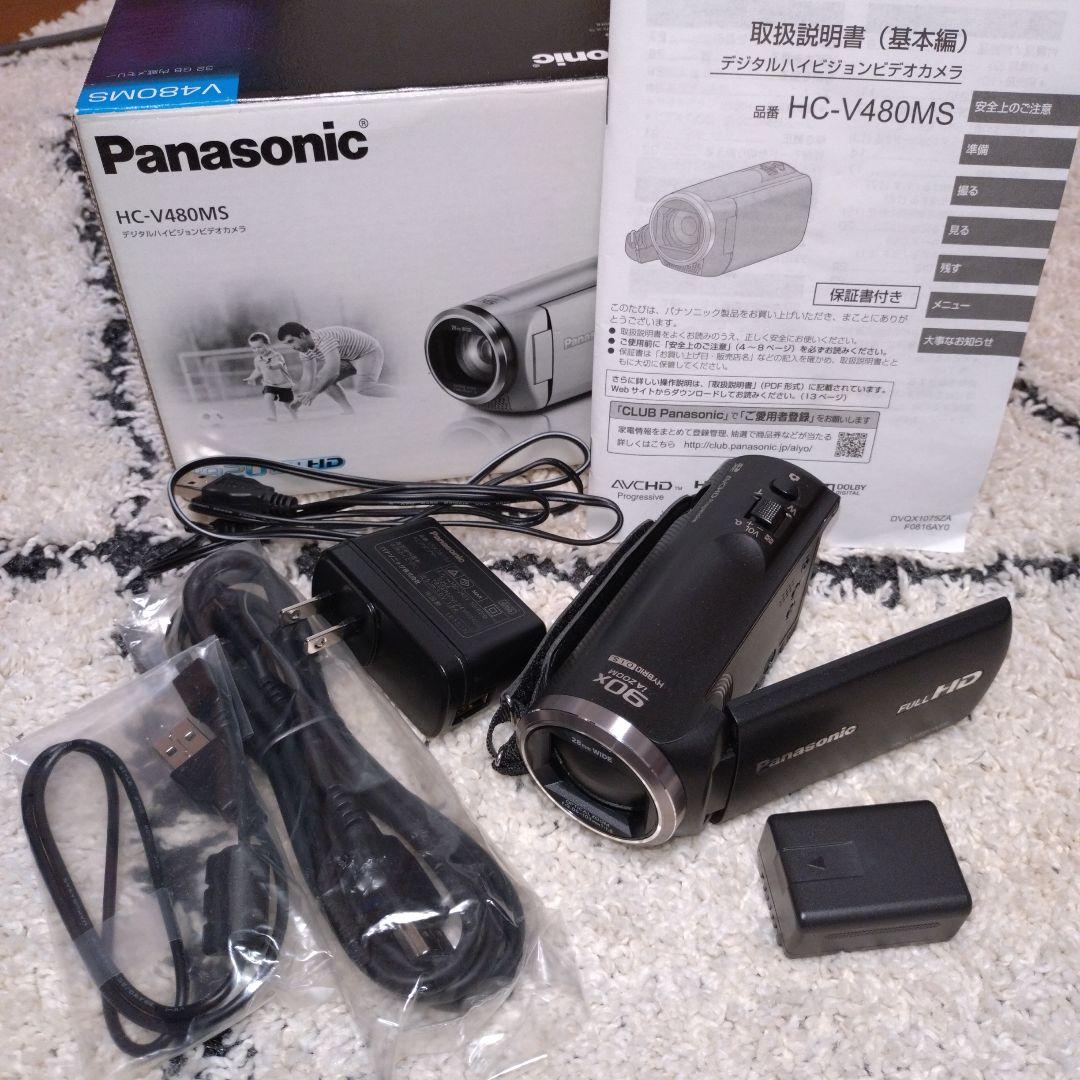 矢*郎様 【美品】Panasonic HC-V480MS ビデオカメラ 本体