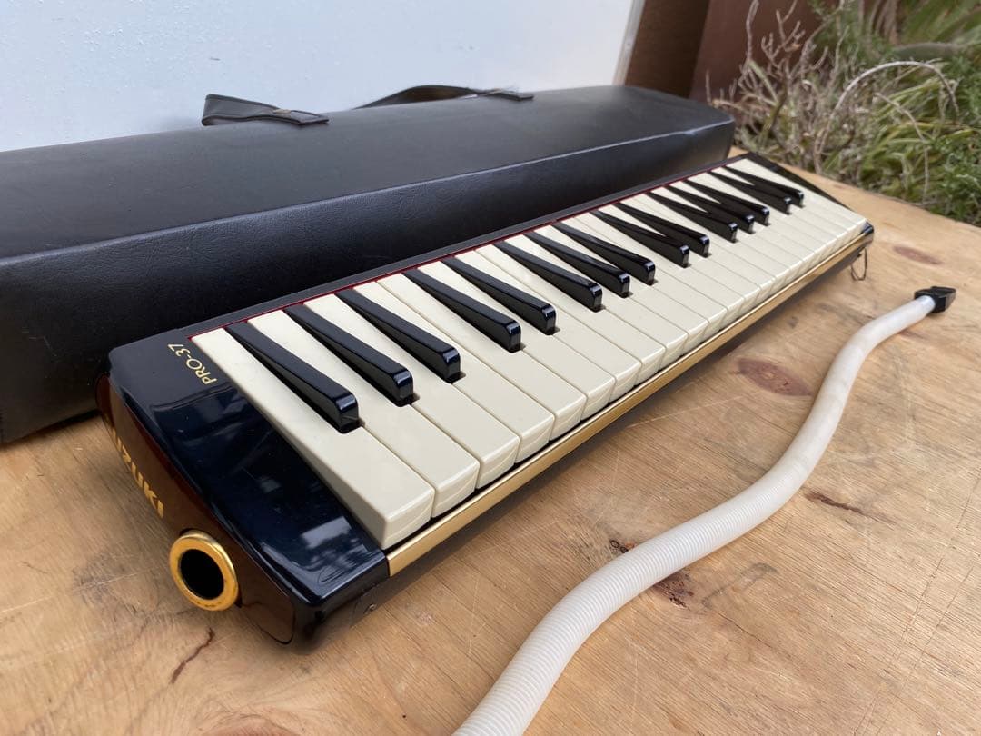 suzuki pro-37 専用ケース付き　ピアニカ　中古品