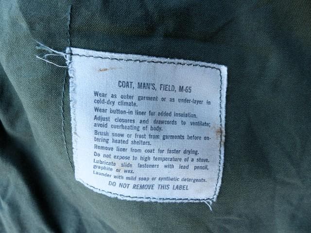 実物 1969 M65フィールドジャケット S-R　アルミジップ　2nd　285