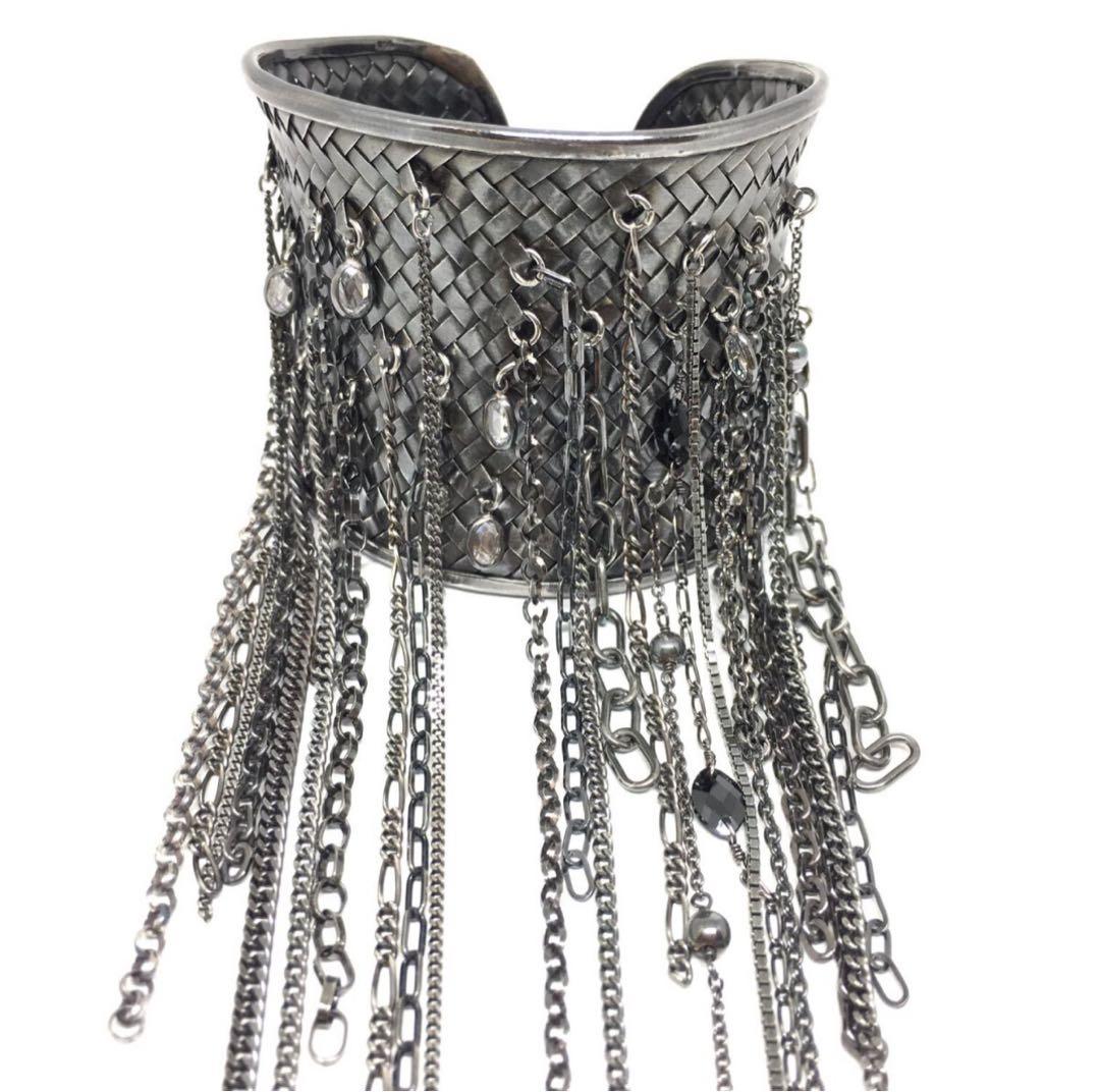 hyde着美品 gunda 銀製 バングルブレスレット ifsixwasnine