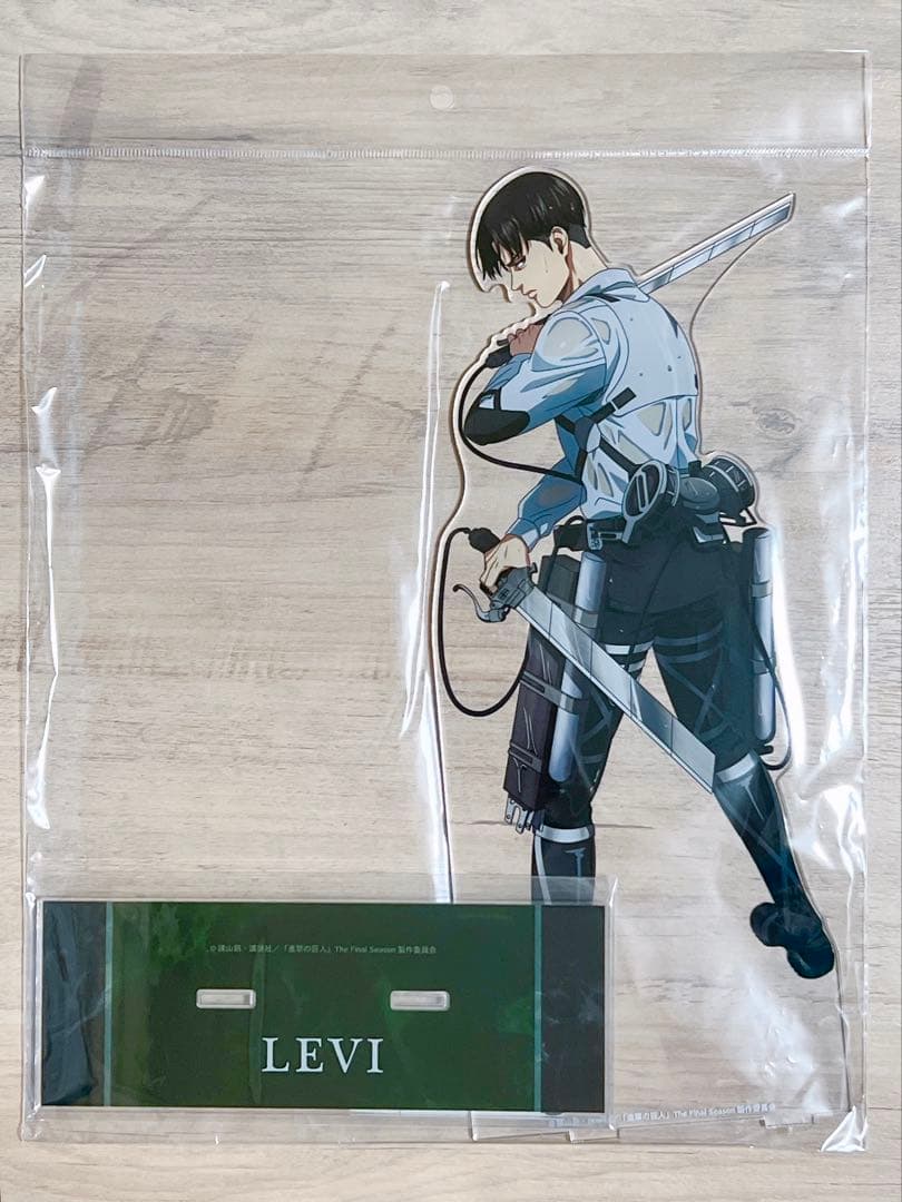 進撃の巨人 くじメイト 戦う背中 A賞 超特大アクリルスタンド リヴァイ