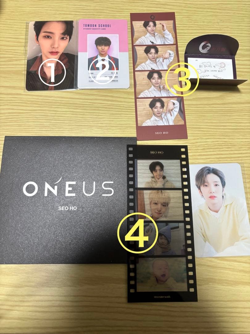 ONEUS ソホ ヨントン 対面サイン会 ラキドロ 当選 特典 トレカ