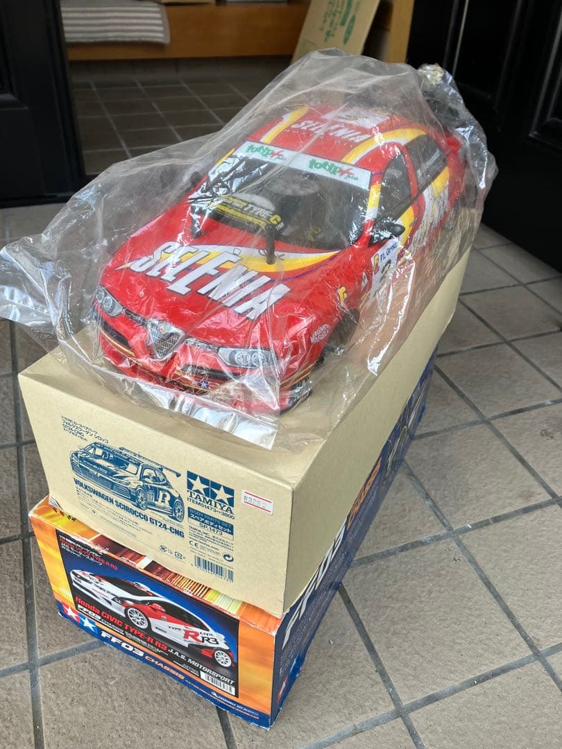 タミヤ　FF03シャーシ　メカ＆パーツ多数付き