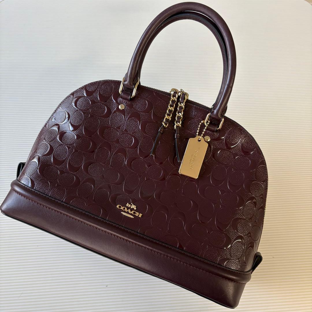 コーチ COACH ショルダーバッグ/ハンドバッグ　茶系