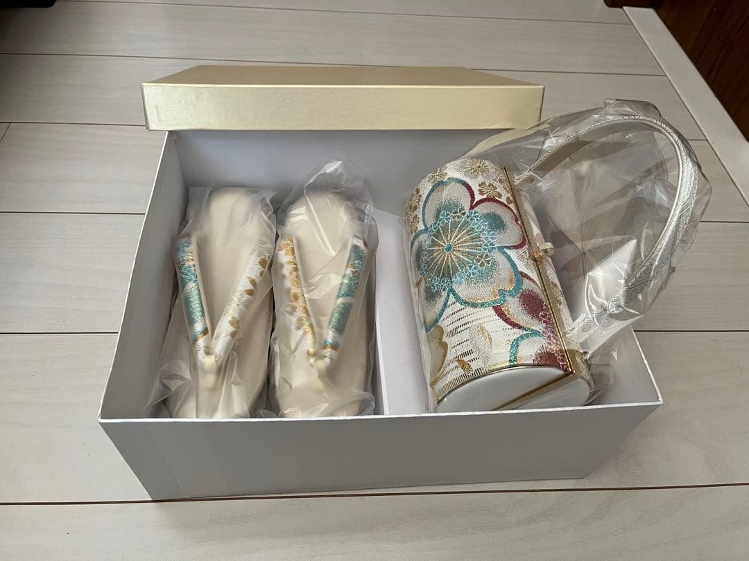 【新品未使用】振袖 草履バッグセット