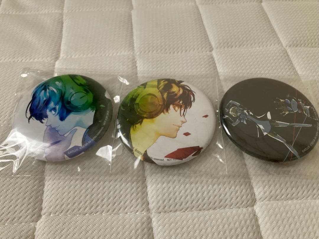 ペルソナ3 ペルソナ5 ダンシング サウンドトラック 特典 缶バッジ　3種セット