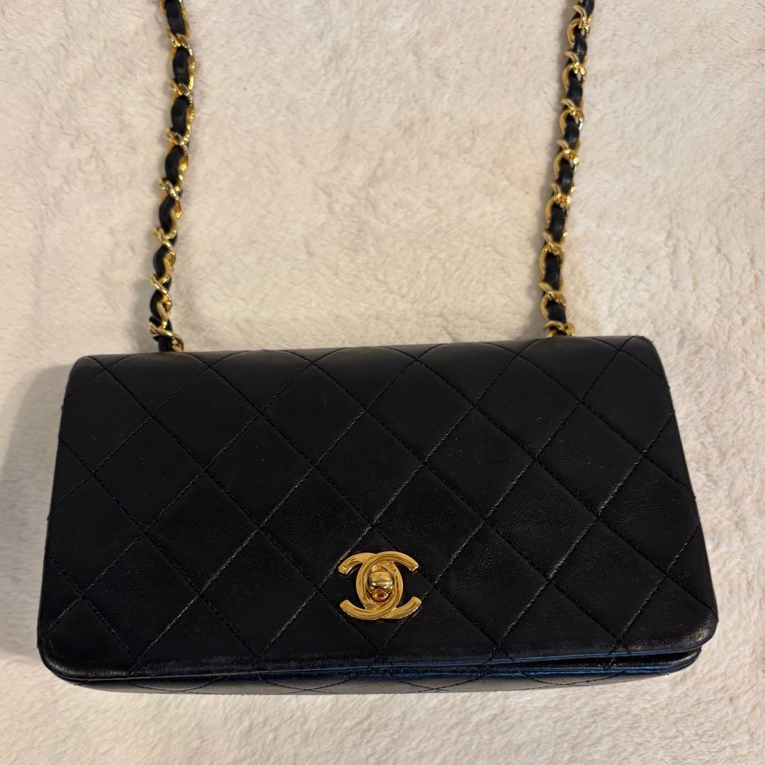 CHANEL ミニマトラッセ フルフラップ 19 ブラック