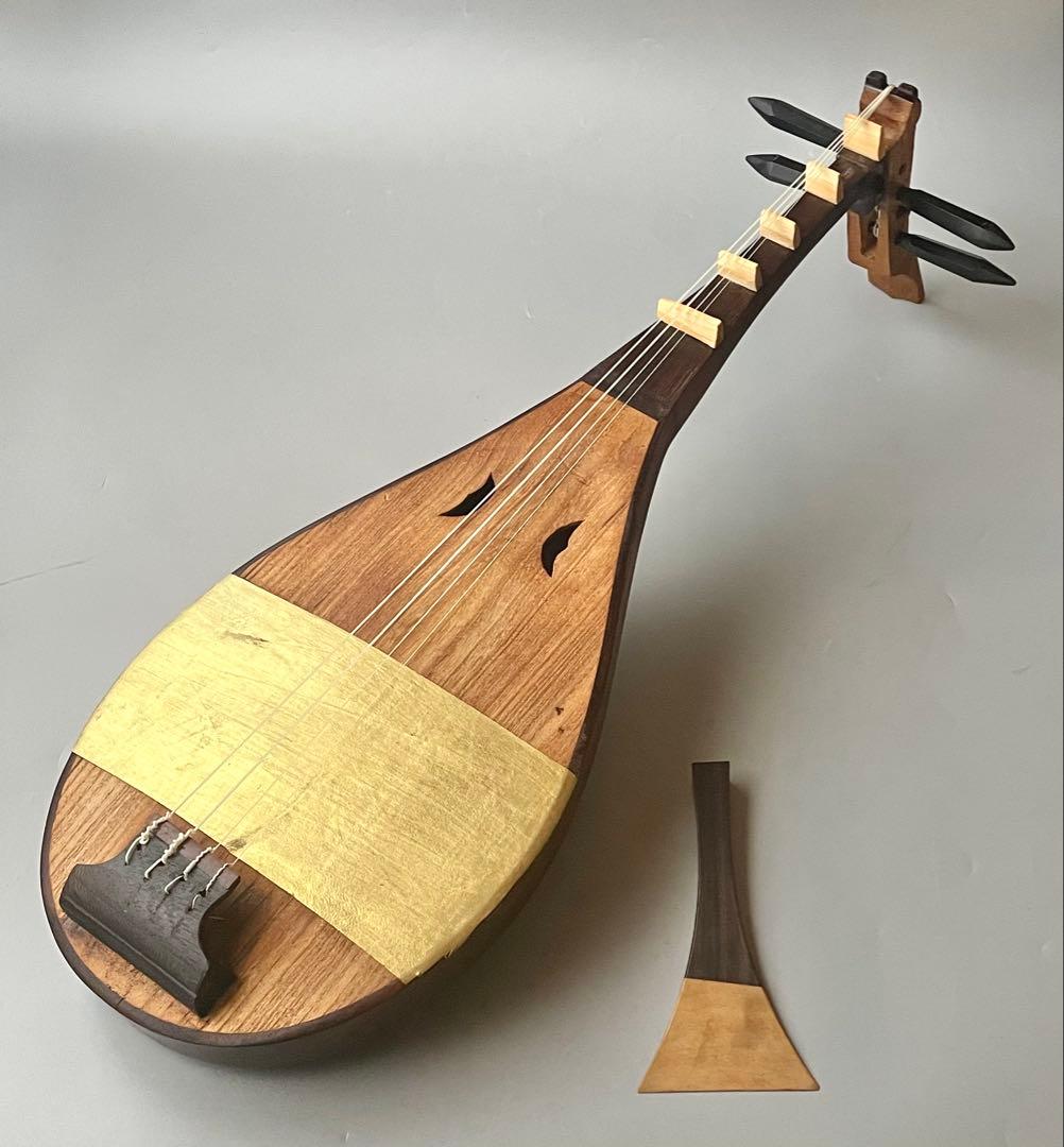 琵琶　盲僧琵琶ふう　撥付