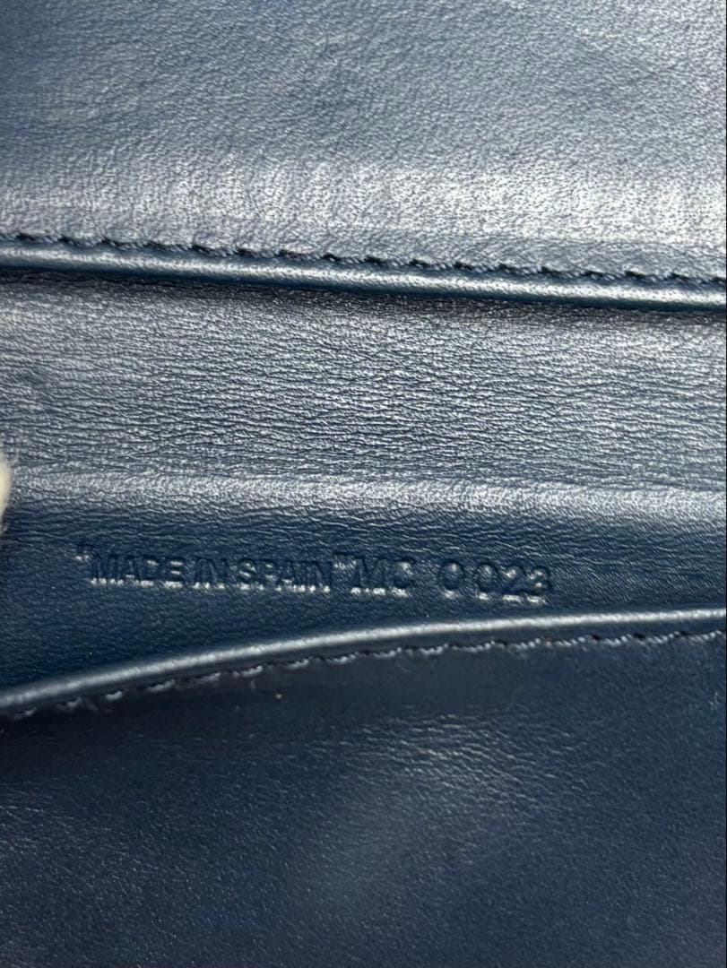 クリスチャンディオール　トロッター　6連キーケース　ネイビー　MC0023