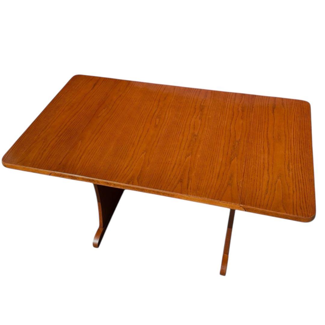 HR657 【木目が美しい】三越ブルージュ　現カントリーハウス　拡張テーブル