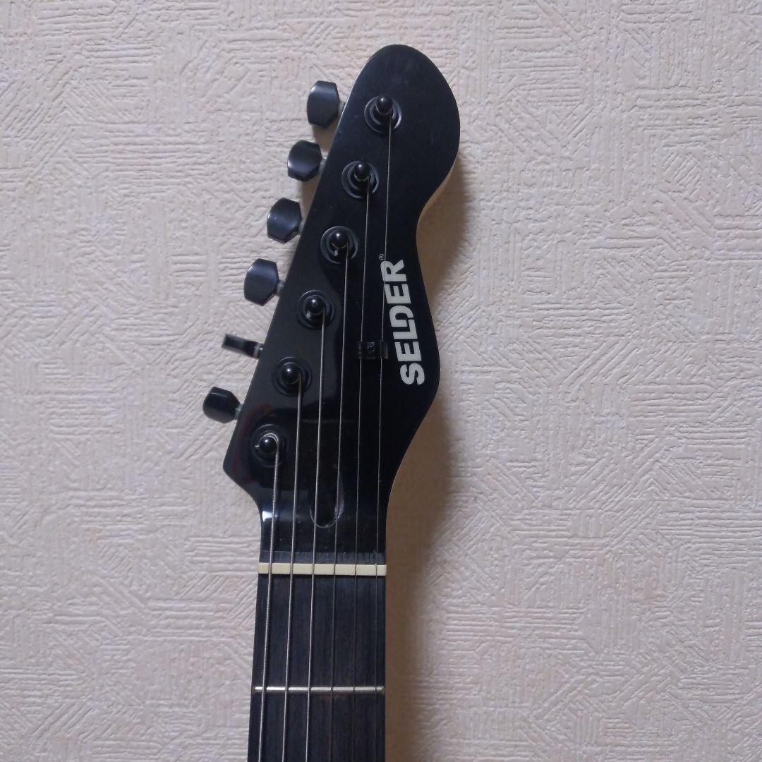 SELDER ストラトタイプエレキギター、パープルカラー美品！音出し確認済み品！