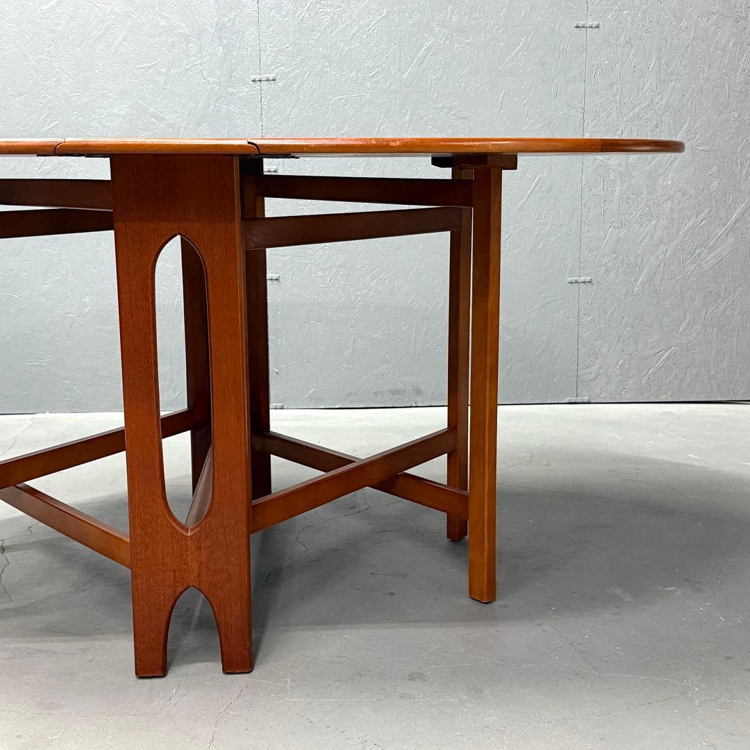 Jentique(ジェンティーク) ドロップリーフ オーバルテーブル (502)