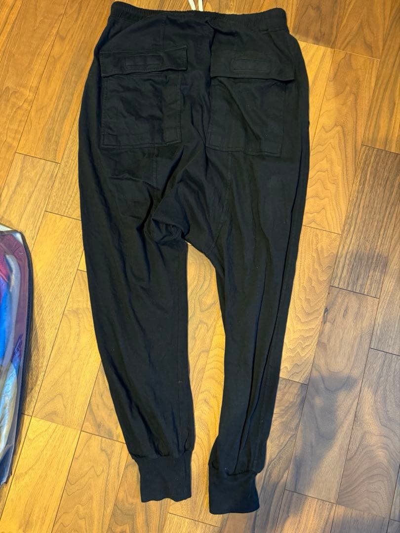 リックオウエンス ダークシャドウ プリズナードローストリング サルエルパンツ S