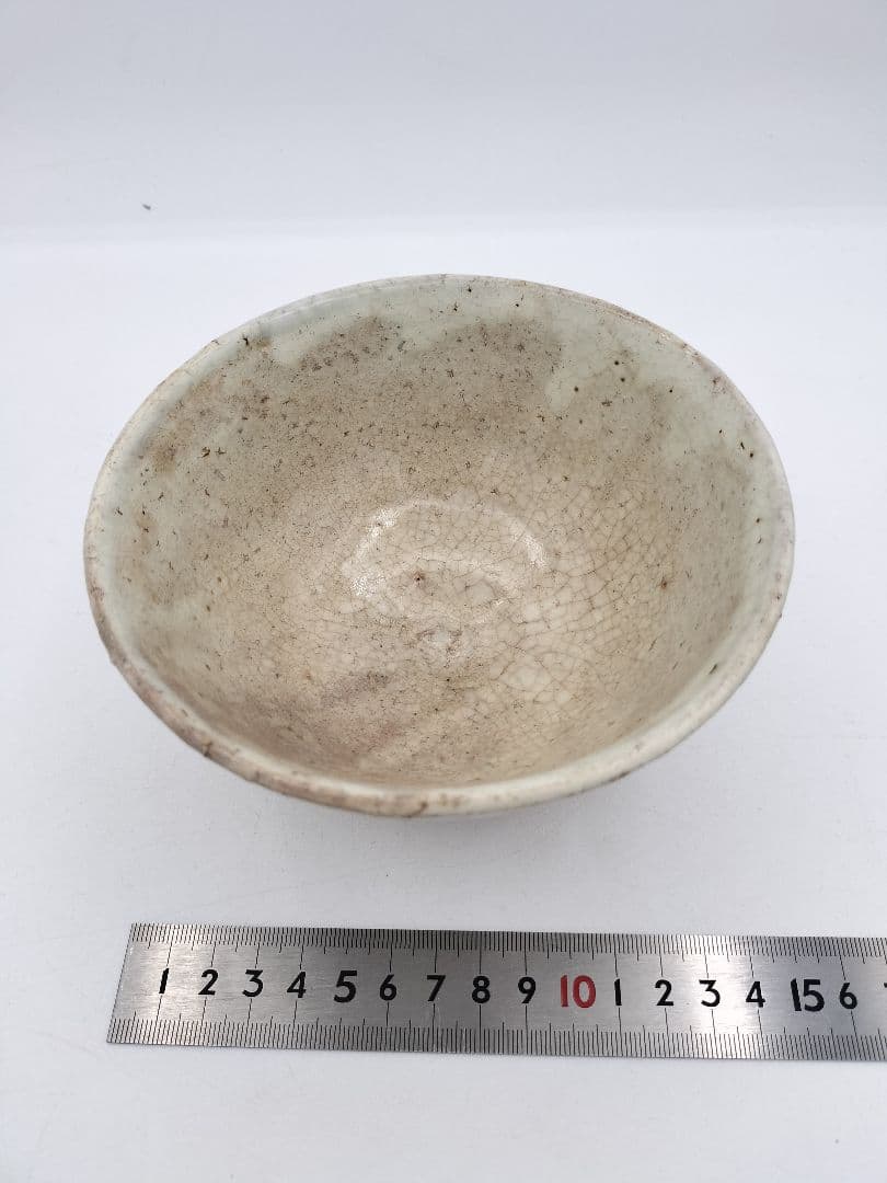 b716 茶碗 萩焼 桂泉山 片山萩月 木箱 茶道具 古物