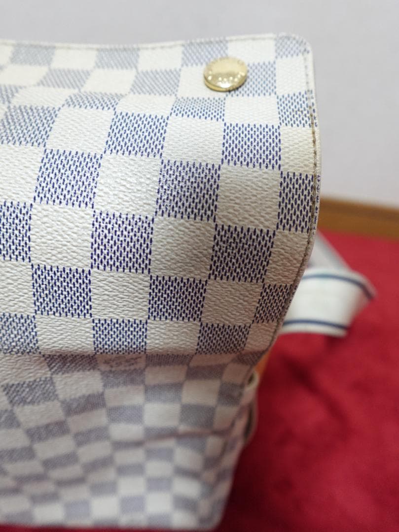 美品ルイヴィトン LOUIS VUITTON ナヴィグリオ アズール ホワイト