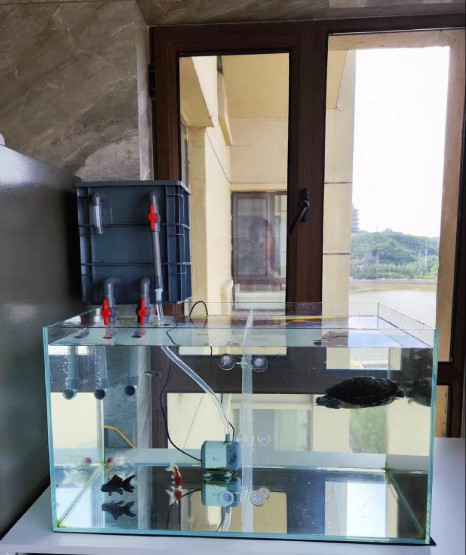 ろ材満タン付き 到着すぐ使える最強濾過装置、万能濾過フィルター即時発送送料込み