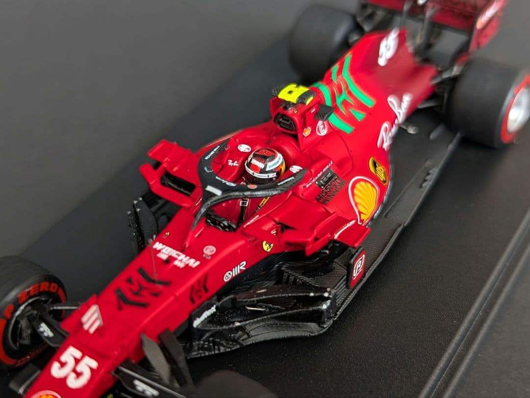 ルックスマート 1/43 フェラーリSF21 #55 サインツ MWデカール仕様