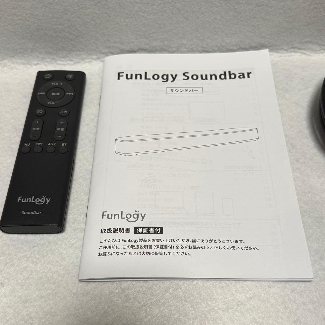 FUNLOGY Soundbar テレビスピーカー サウンドバー