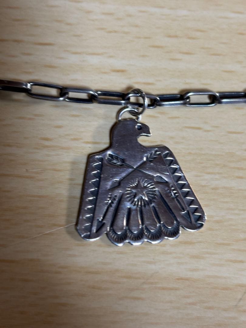 インディアンジュエリー ペンダントトップ ネックレス サンダーバー NAVAJO