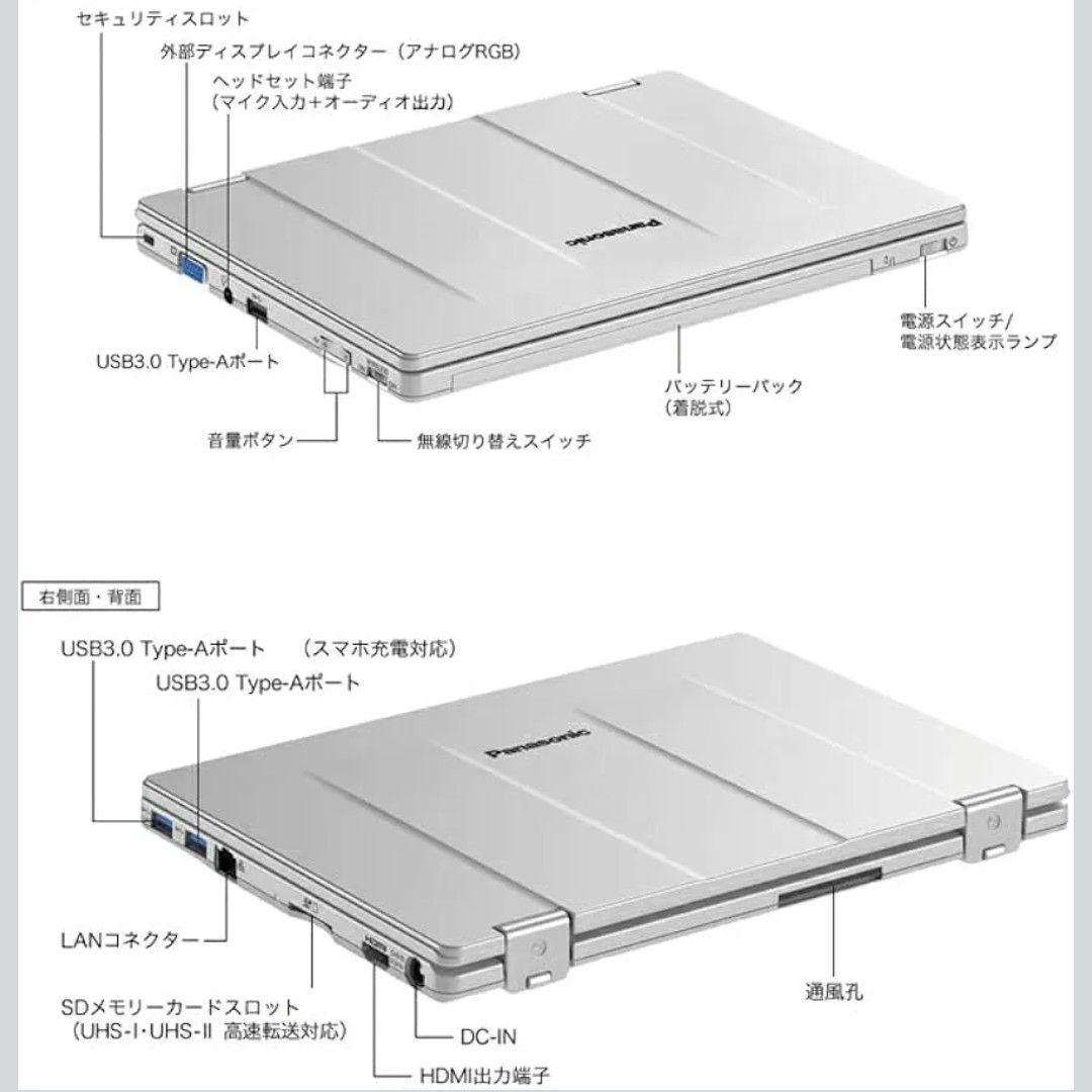 【整備済み】CF- RZ5/ CoreM5-6y57/8GB SSD:128GB