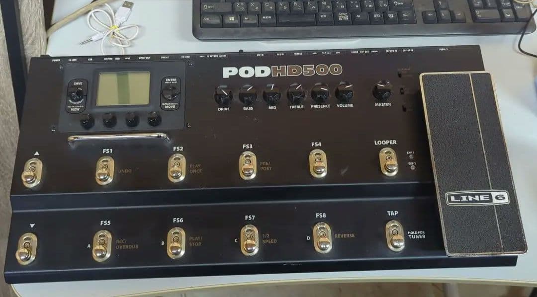 LINE6 ＰＯＤＨＤ500　マルチエフェクター 音響機器 ジャンク品