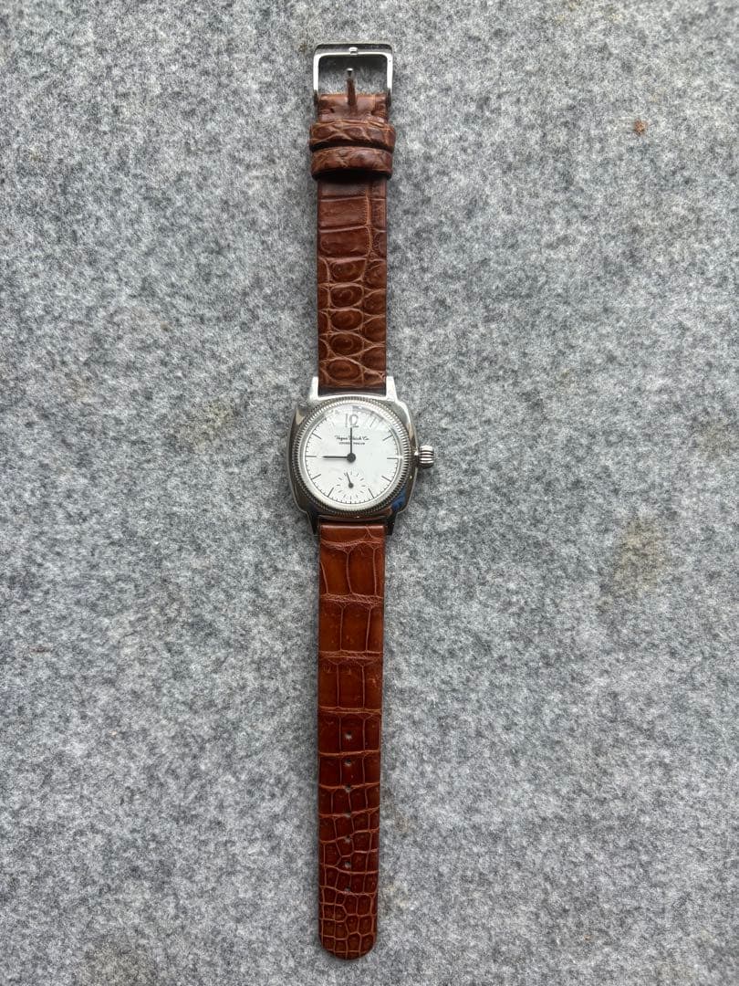 VAGUE WATCHES CO. coussin クロコベルト　メンズ