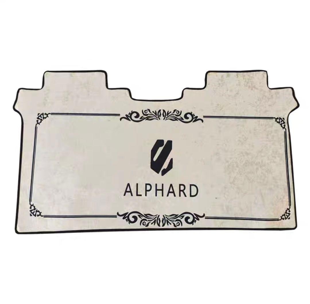 ALPHARD フロアマット ホワイト ブラック