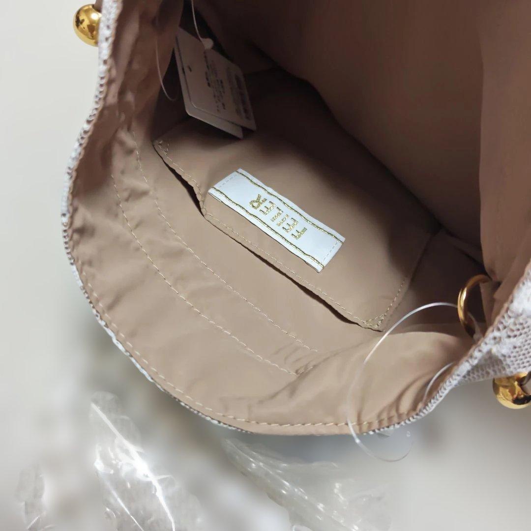 ✿お値下げ✿フェイラー ハイジ 巾着バッグ レース ベージュ