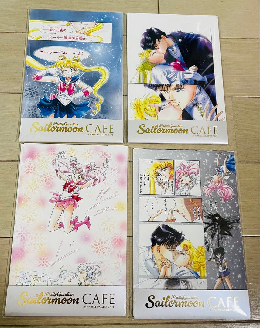 セーラームーンカフェ　ポストカード 5種セットA BC D セーラームーンストア