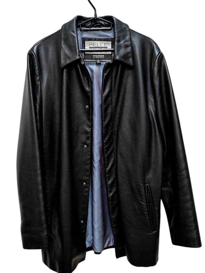 pelle studio by wilsons　レザー　ライダース　古着