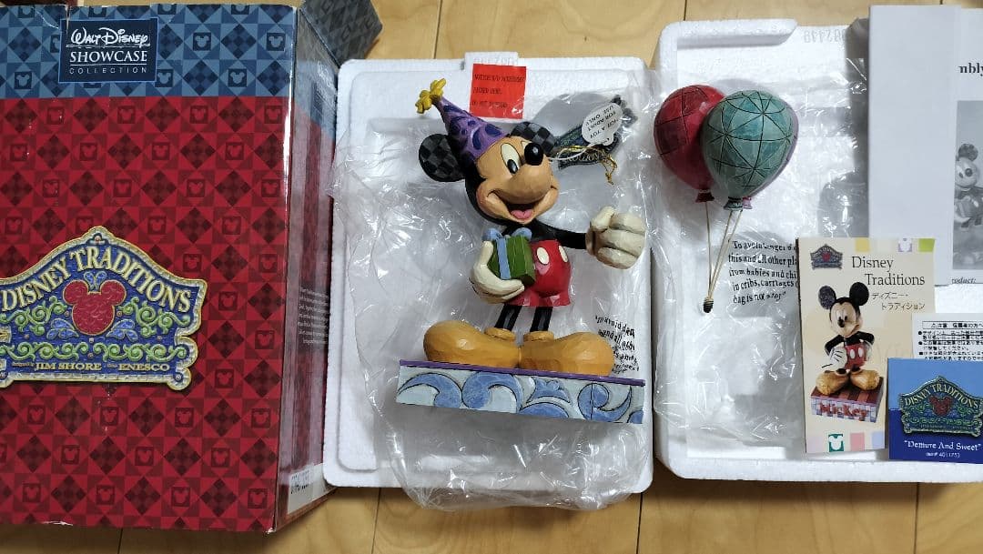 ディズニー　ショーケースコレクション　ミッキーマウス　お祝い　風船　ジム・ショア