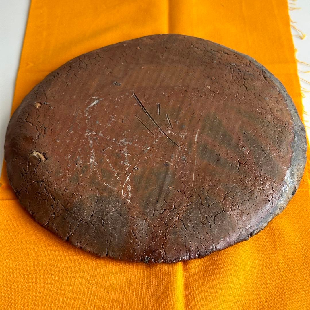 原田拾六 備前 皿 丸皿 共箱