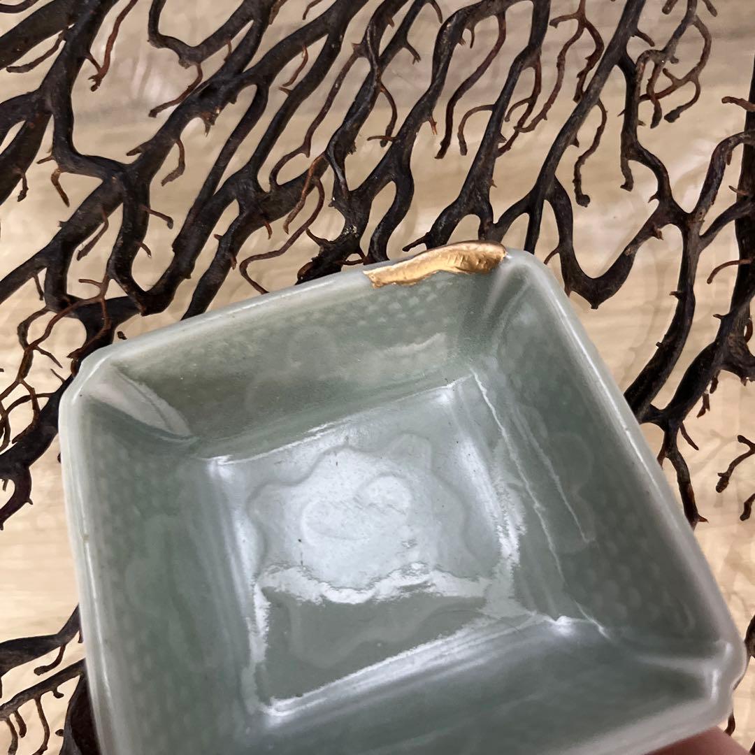 骨董　古伊万里　古瀬戸　大聖寺伊万里　印判手　青磁　豆皿５種　バラ売り不可